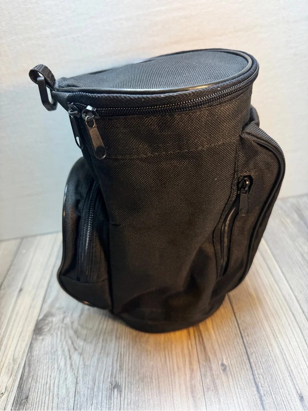 Mini Golf Bag Shaped Insulated Cooler Bag Black With Elite Golf Club Logo